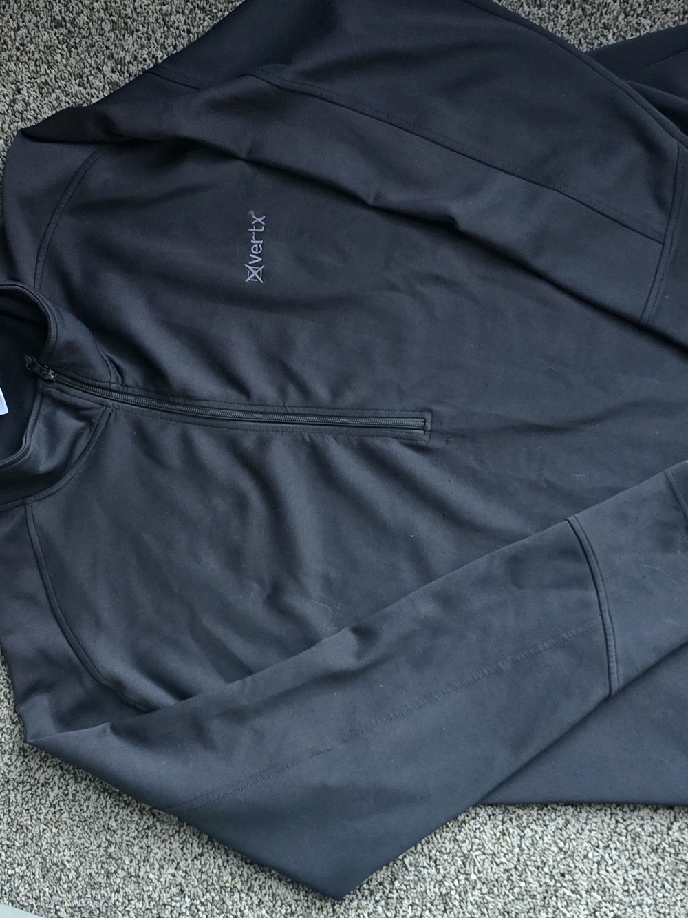 Vertx Black Quarter-Zip Tactical Pullover
